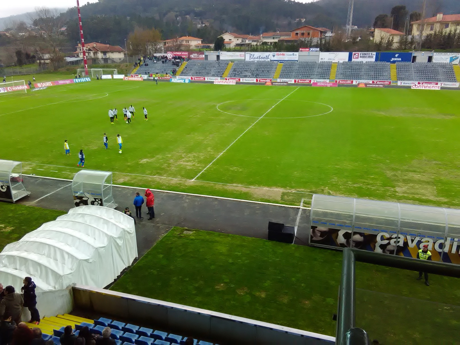 The Estádio Municipal de Arouca, home of the Portuguese club where Leo Shahar will play on loan